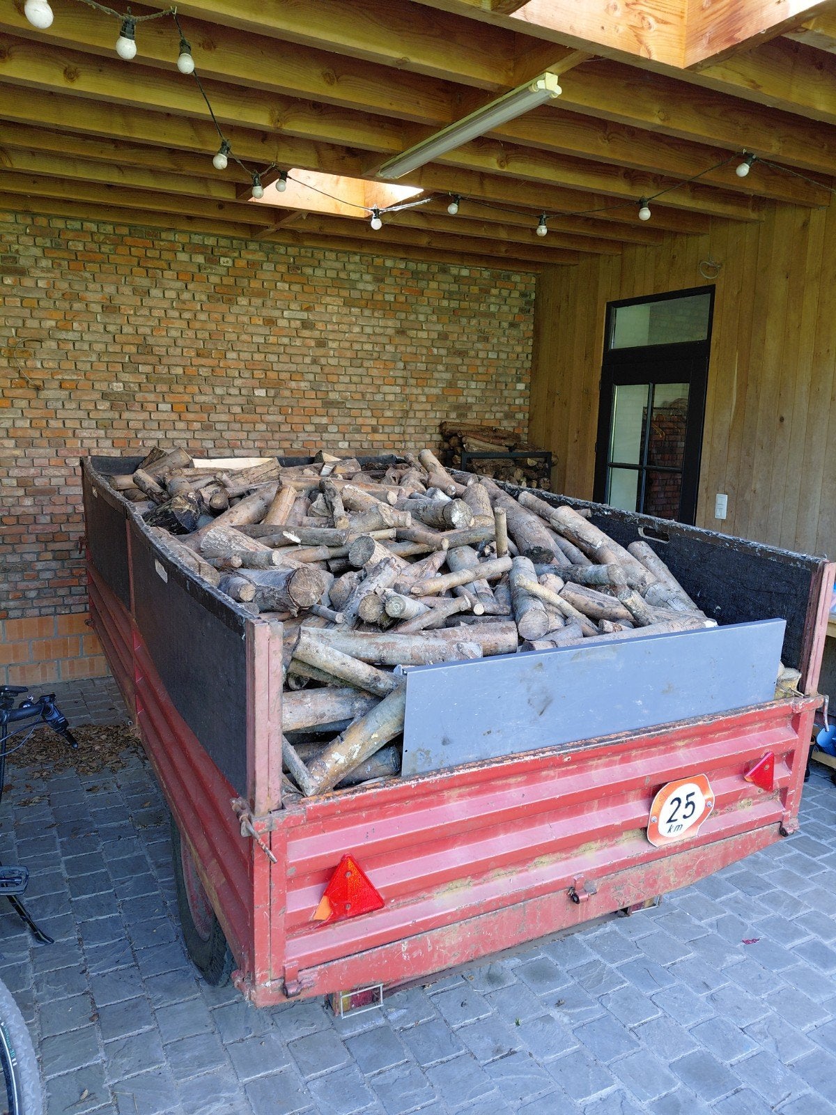 gedroogd brandhout , direct gebruik, Tuin en Terras, Brandhout, Ophalen