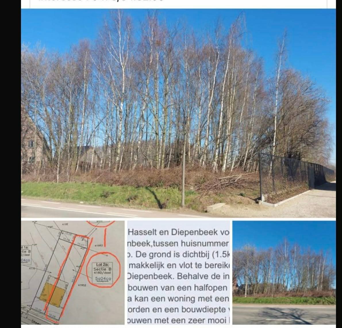 Bouwgrond, Diepenbeek, Ventes sans courtier, 1500 m² ou plus