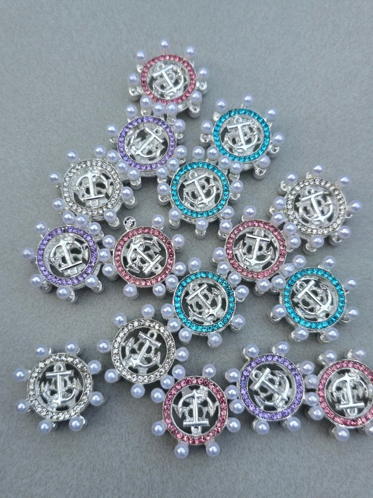 16 pièces de perles en métal, Enlèvement ou Envoi, Neuf, Perle