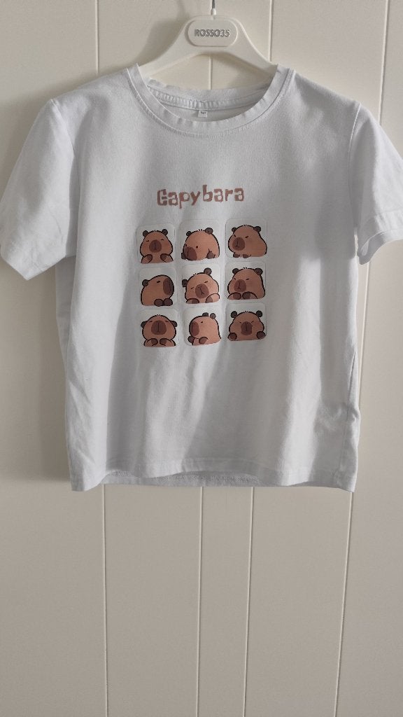 Cabibara T-Shirt 10 - 11 jaar, Kinderen en Baby's, Kinderkleding | Maat 152, Ophalen of Verzenden, Zo goed als nieuw, Meisje, Shirt of Longsleeve
