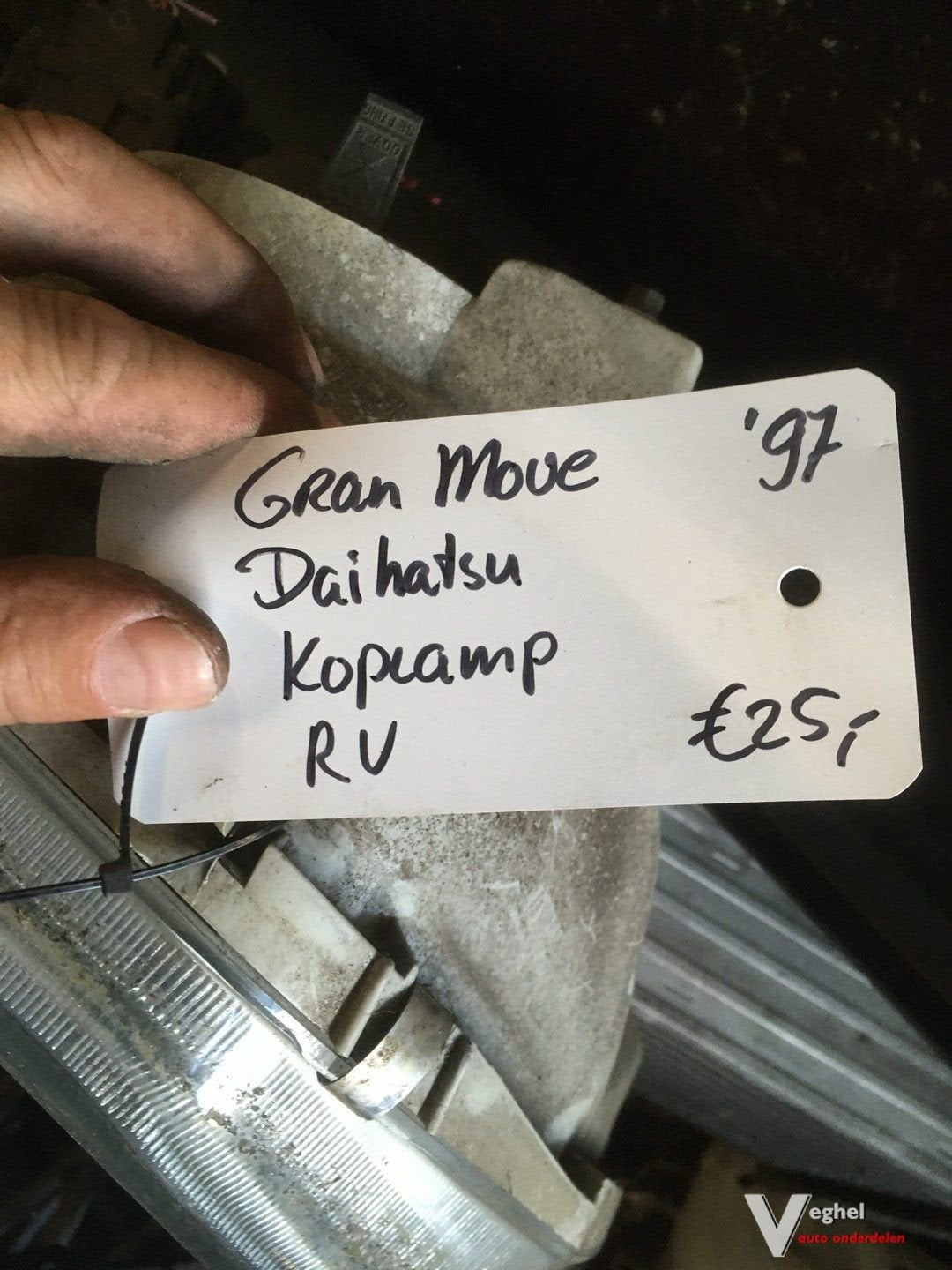 Daihatsu Grand Move koplamp rechts 1997, Auto-onderdelen, Gebruikt, -, -, Ophalen of Verzenden