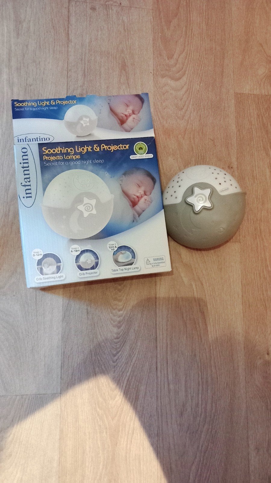 Infantino nachtlampje projector met muziek, Kinderen en Baby's, Ophalen, Zo goed als nieuw