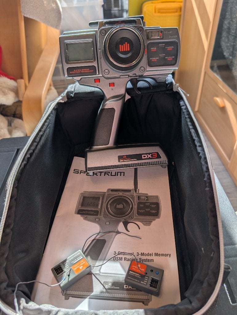 Steeringwheel zender Spektrum dx3, Hobby en Vrije tijd, Ophalen, Zo goed als nieuw