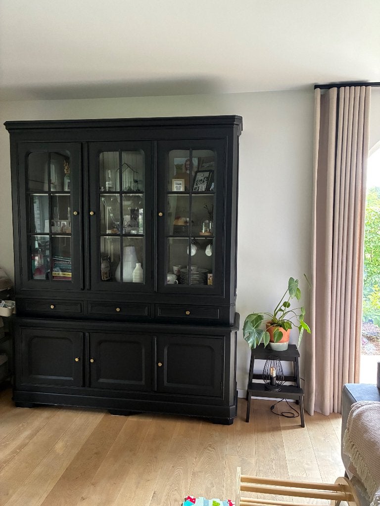Vitrinekast, Huis en Inrichting, Kasten | Vitrinekasten, Ophalen, Gebruikt, 200 cm of meer, 150 tot 200 cm