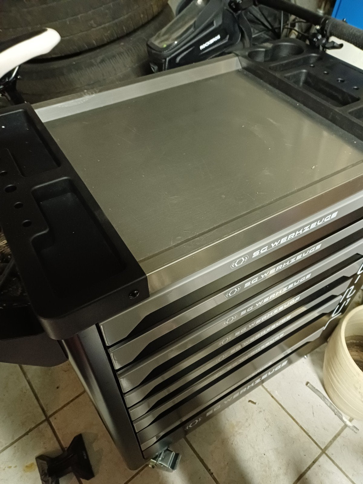 Servante d'atelier Scio,  7 tiroirs complets  258 piè, Enlèvement