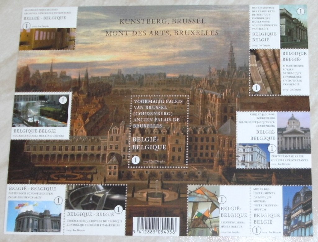 1 blok BL171 kunstberg brussel, Postzegels en Munten, Frankeerzegel, Ophalen of Verzenden, Zonder stempel, Postfris