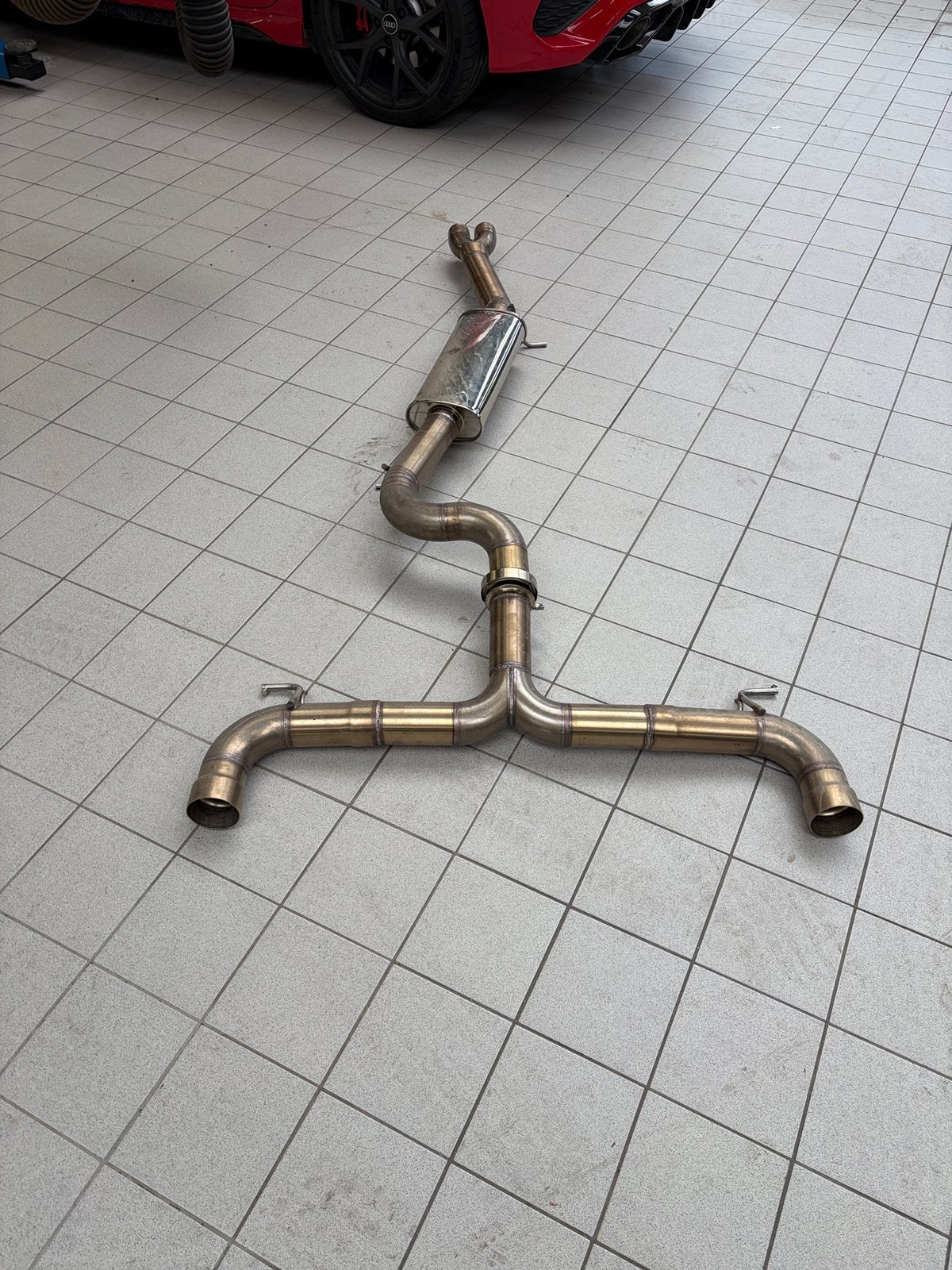 Uitlaatsysteem audi rs3 8y, Ophalen, Gebruikt, Audi