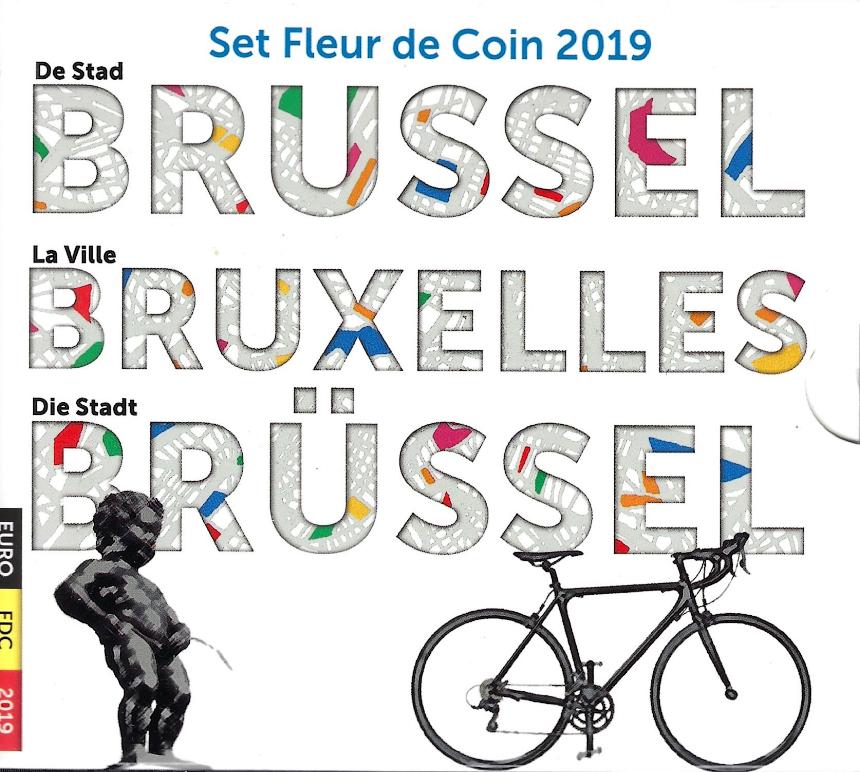 BU-set België 2019 Brussel, Ophalen of Verzenden, België