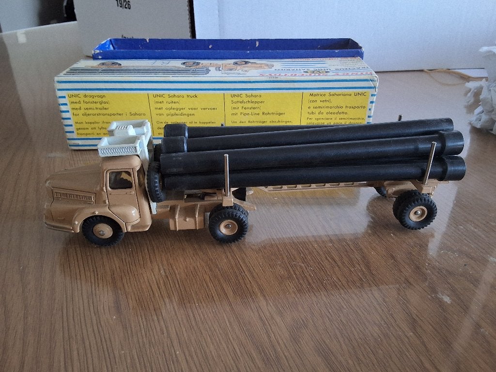 dinky-supertoys 893 UNIC vrachtwagen, Ophalen of Verzenden, Zo goed als nieuw, Bus of Vrachtwagen, Dinky Toys
