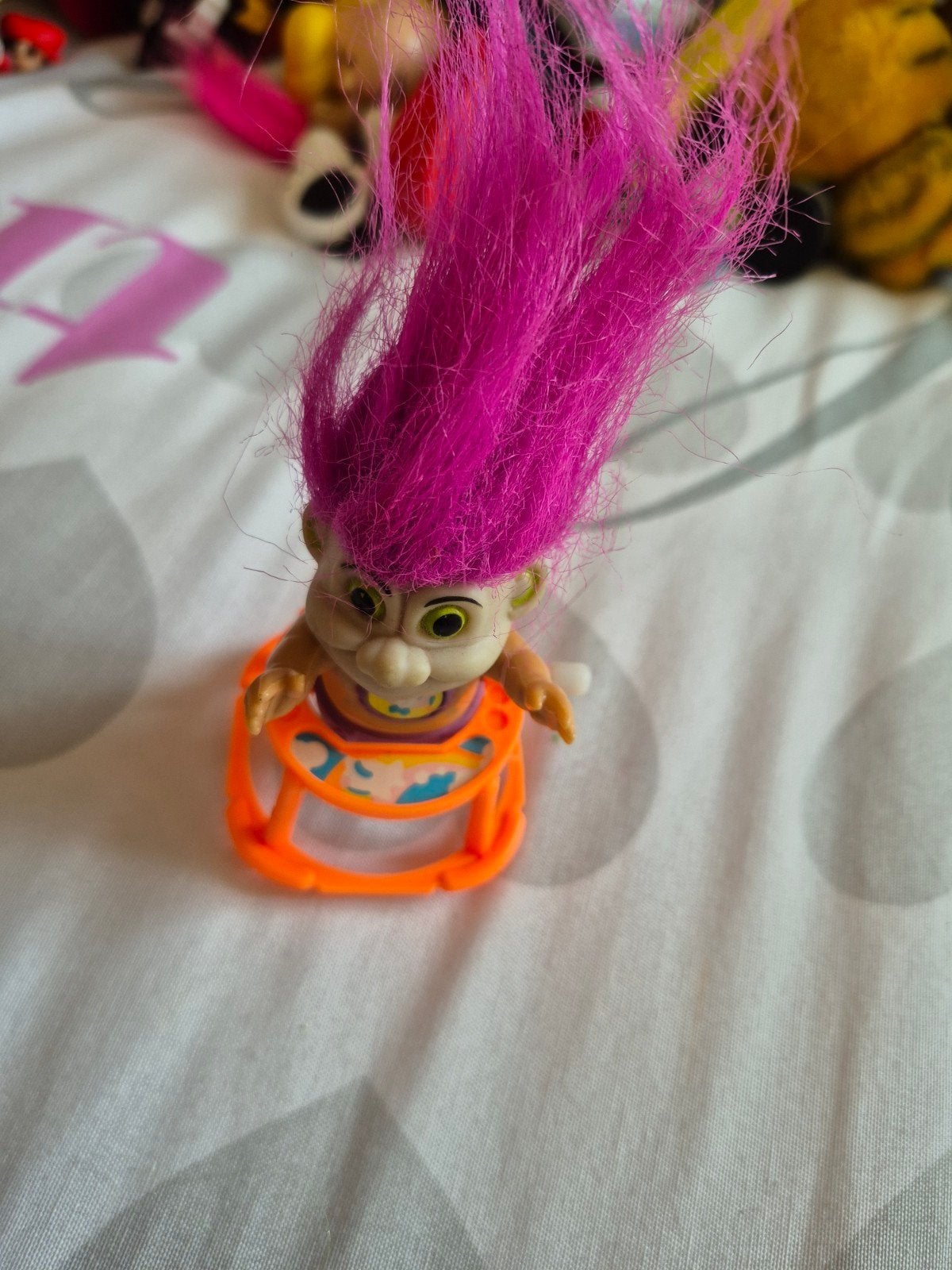 troll vintage popje 6cm, Verzamelen, Ophalen of Verzenden