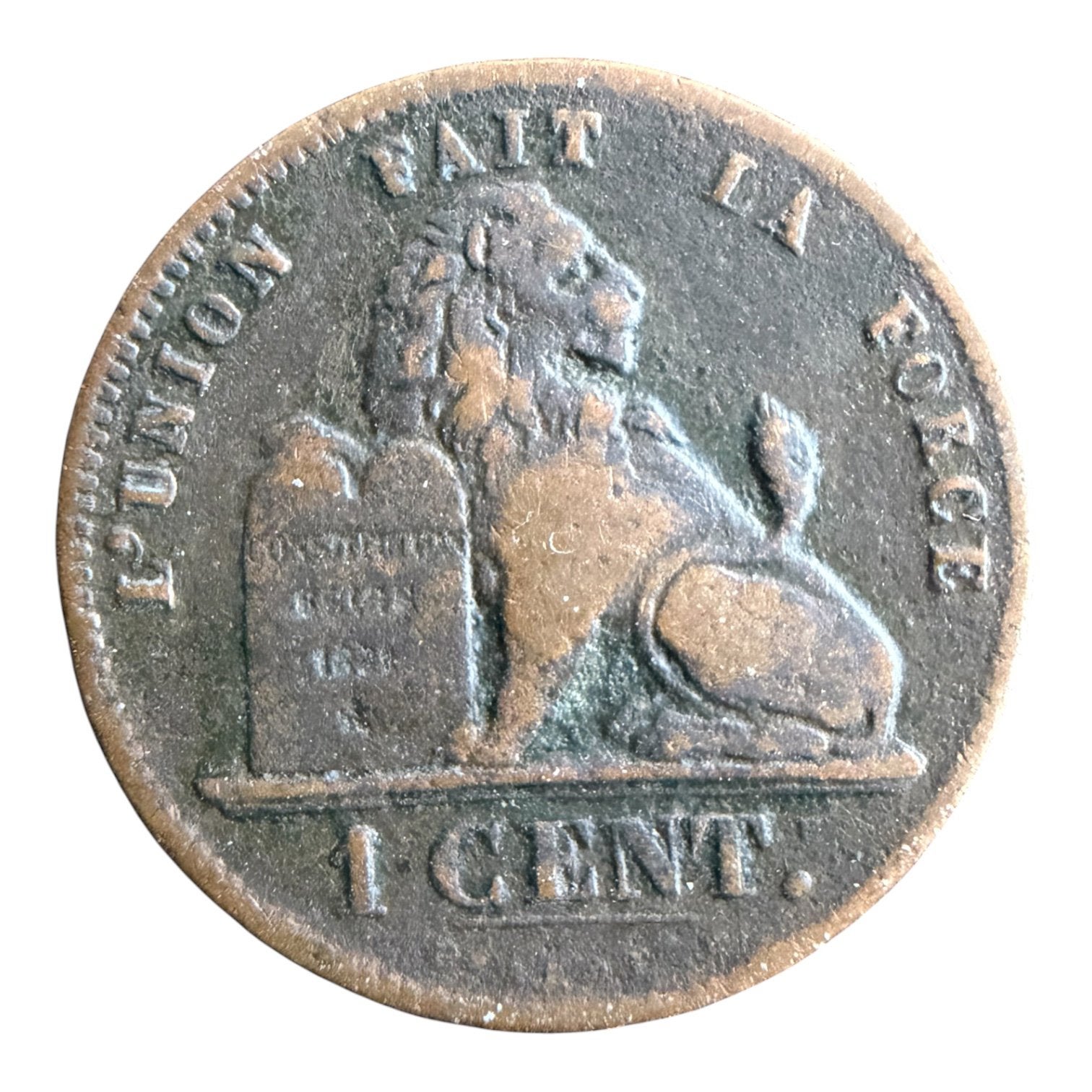 Belgie 1 Centiem 1850 Leopold I, Postzegels en Munten, Munten | België, Ophalen