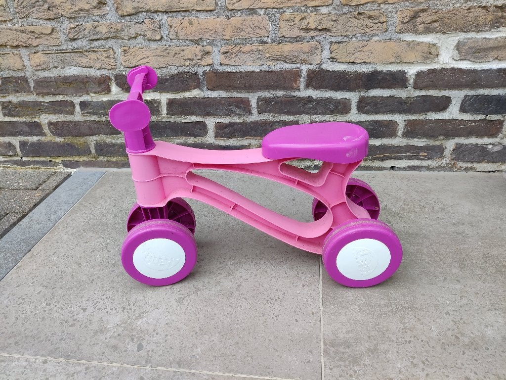 Kunststof loopfietsje met 4 wielen, Ophalen, Gebruikt, Loopfiets
