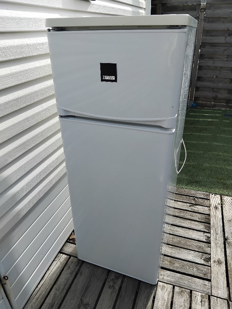 Zanussi koelkast combi fries en koelkast, Ophalen, Gebruikt, Met vriesvak
