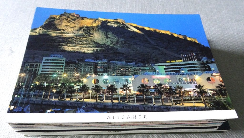62 POSTKAARTEN VAN DE PROVINCIE ALICANTE, SPANJE, Verzamelen, Postkaarten | Buitenland, Ophalen of Verzenden, Gelopen, Spanje