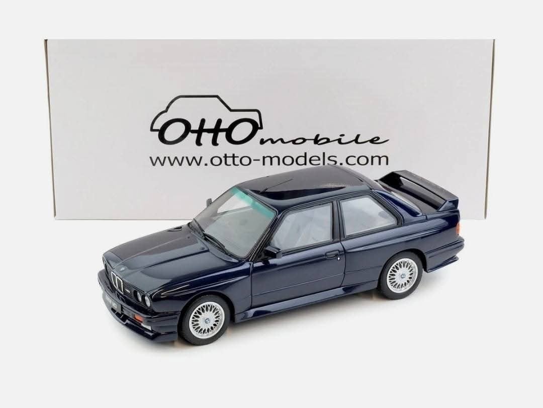BMW M3 E30 Europakampioen Macau OTTO Blauw 1/18 OT1216, Ophalen of Verzenden, Nieuw, Auto, OttOMobile