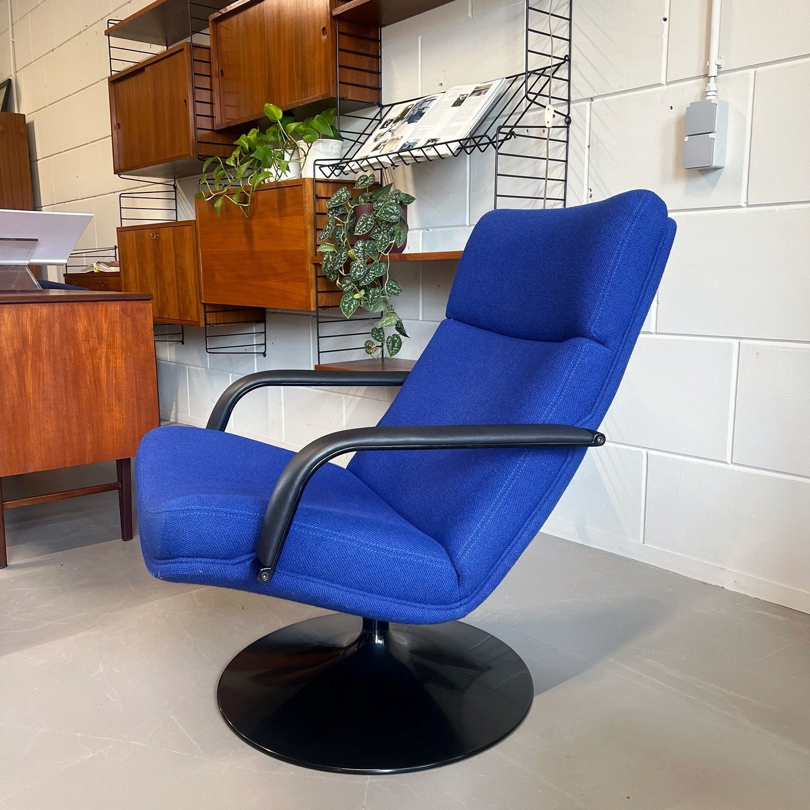 Fauteuil design vintage •Artifort F142•, Maison & Meubles, Fauteuils, Enlèvement ou Envoi, Utilisé