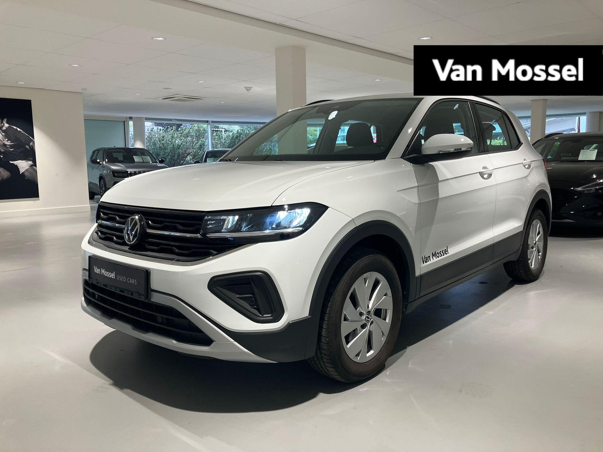 Volkswagen T-Cross Life, Voorwielaandrijving, Zwart, 95 pk, Wit