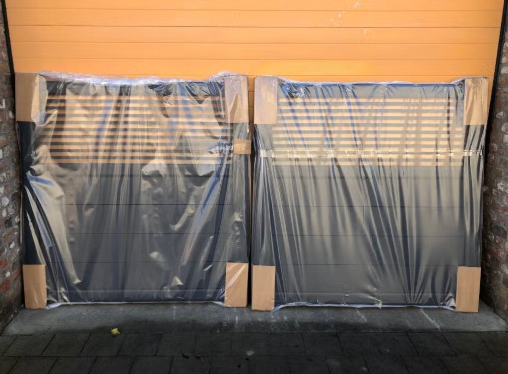 COMBIEPAKKET draaipoort aluminium SEBASTIEN met Somfy, Ophalen, Gebruikt, Aluminium, Draaipoort