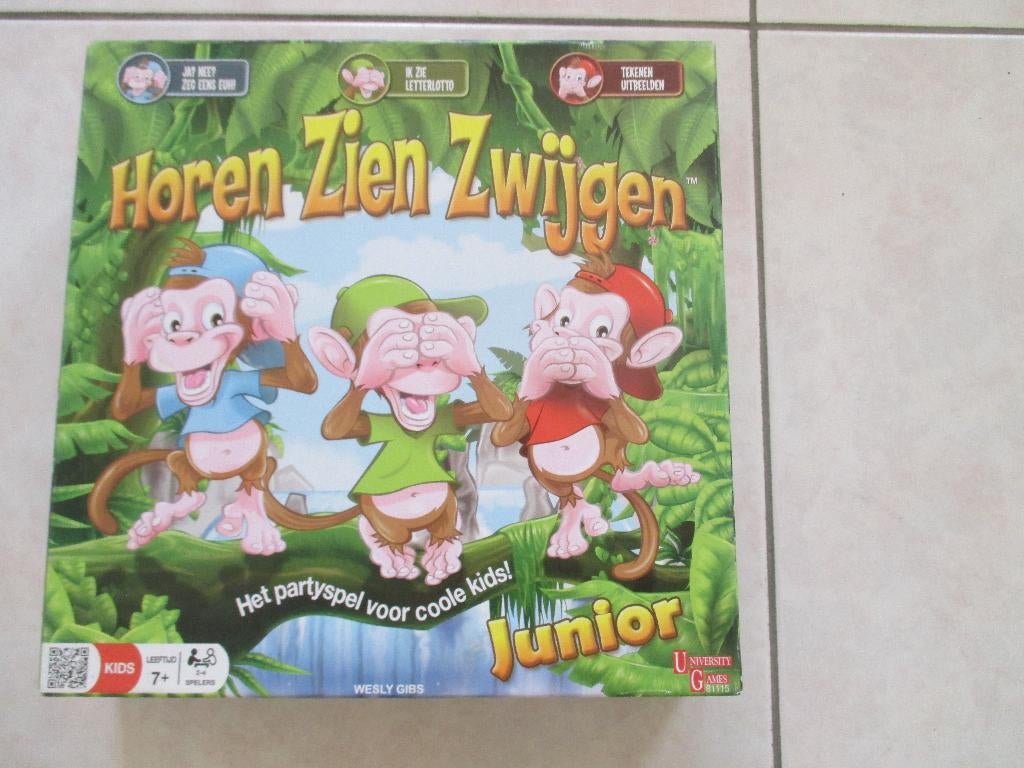 Horen, zien, zwijgen junior, Ophalen of Verzenden, Zo goed als nieuw