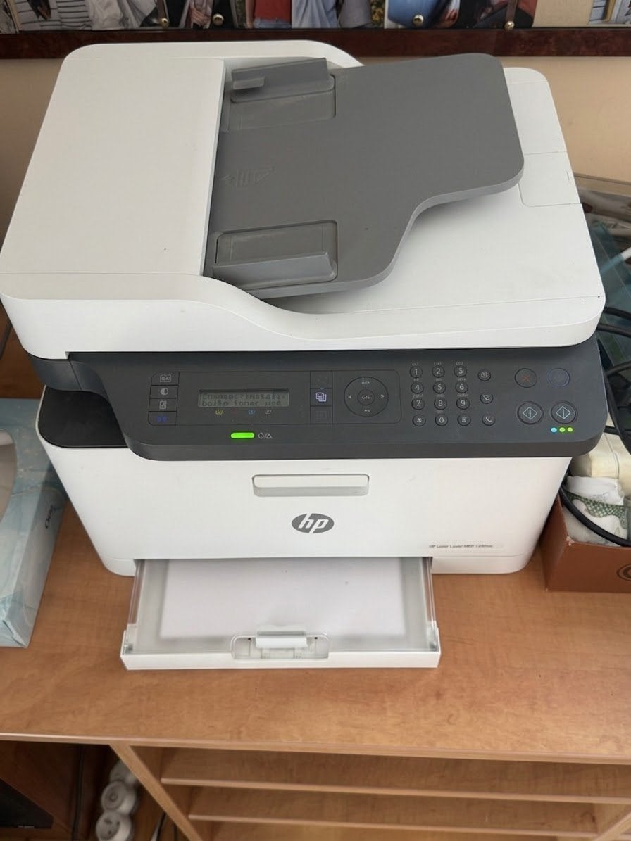 HP MFP 179fnw Nickel : Wi-Fi, Laser, 4-en1 (Jaune à prévoir), Informatique & Logiciels, Imprimantes, Enlèvement, Comme neuf, Fax