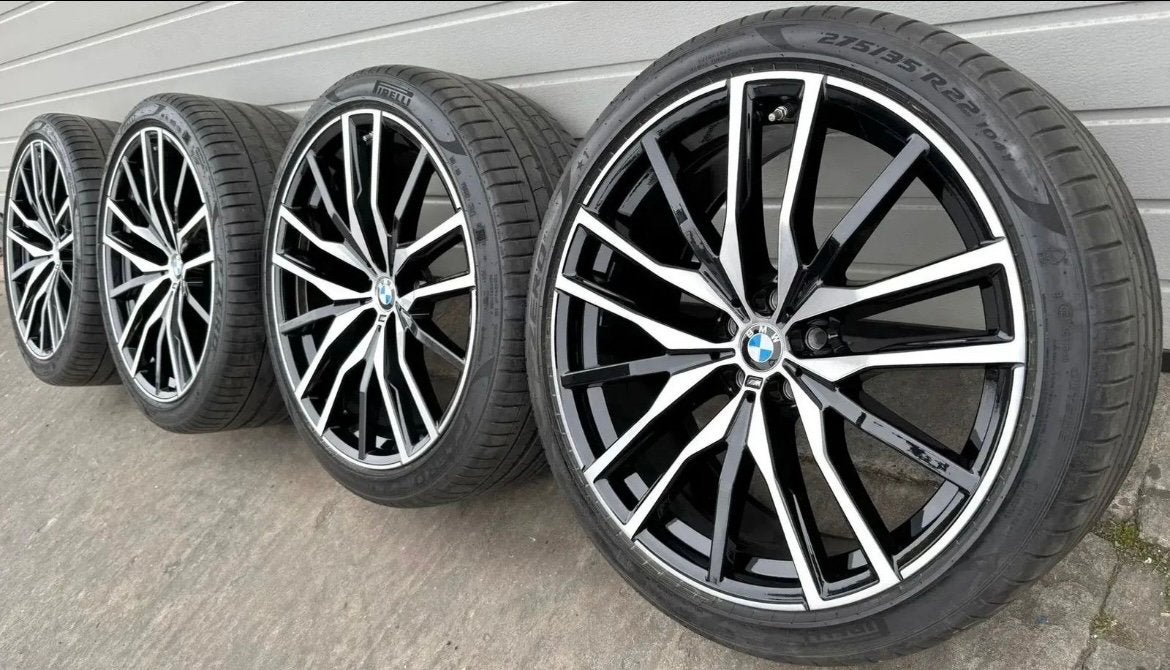 22 INCH BMW 742M BICOLOR ORIGINEEL X5 G05 X6 G06, Auto-onderdelen, Banden en Velgen, Banden en Velgen, Zomerbanden, Ophalen
