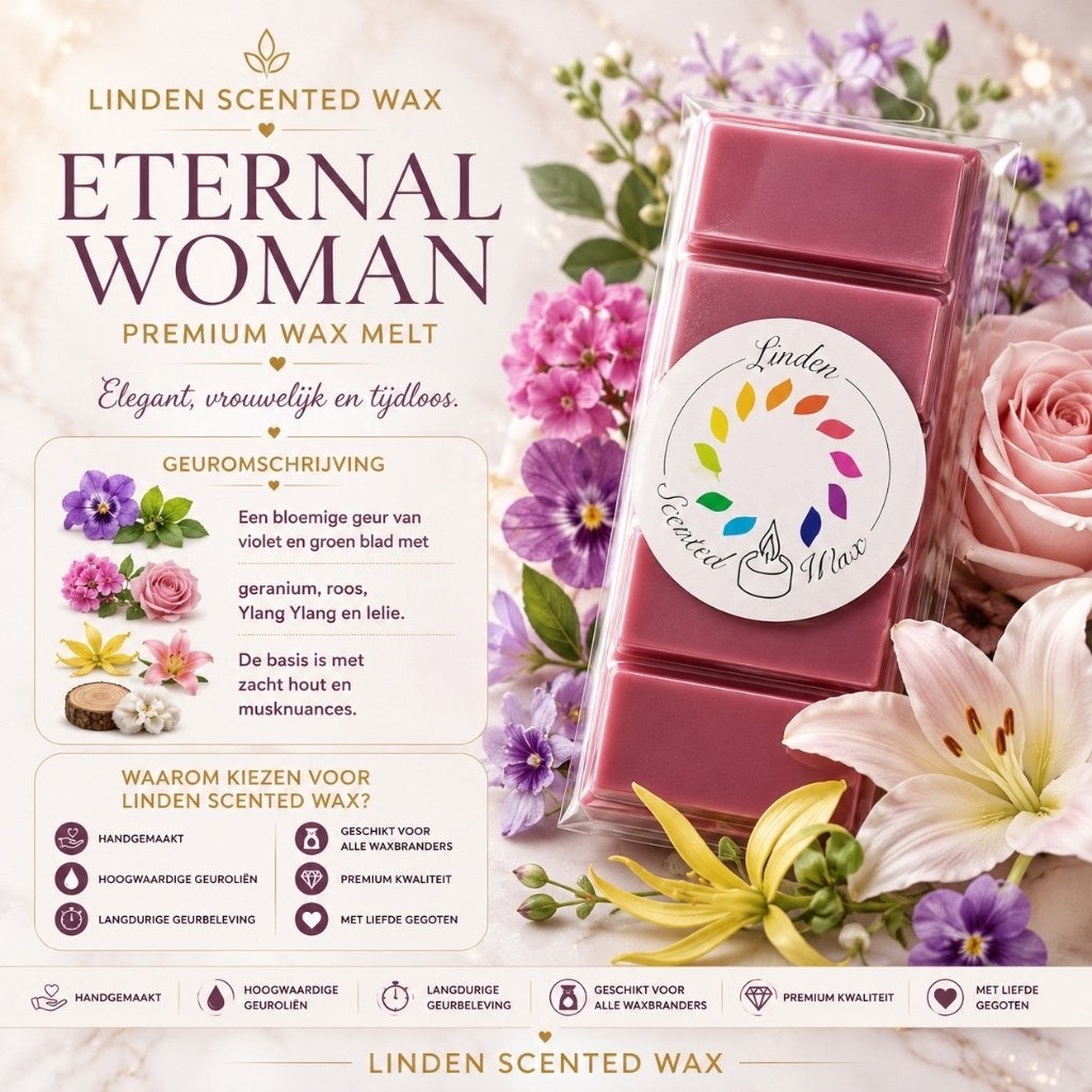 Barre à pression pour parfum Waxmelts ETERNAL WOMAN, Neuf, Enlèvement ou Envoi, Vert, Bougie