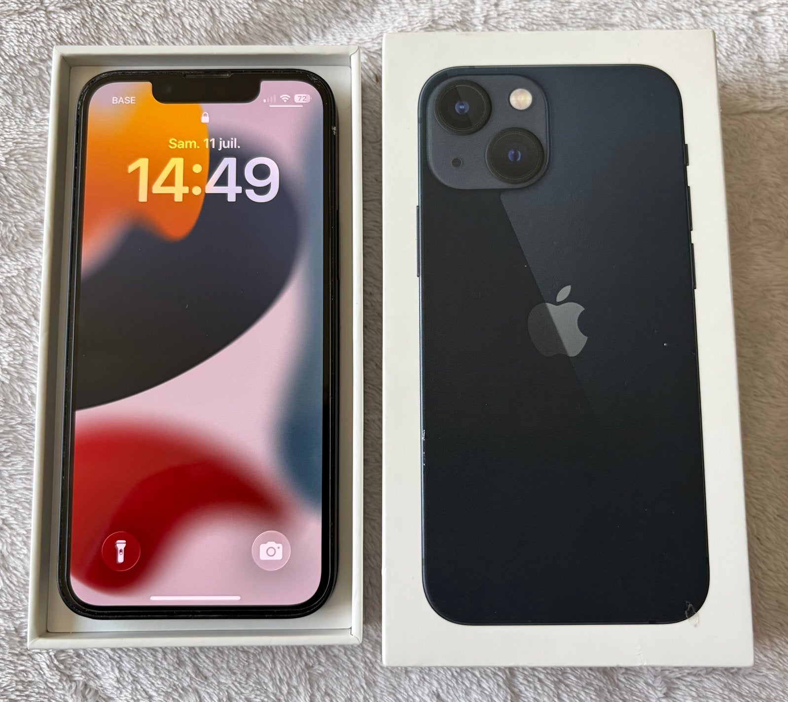 Iphone 13 mini - 128 gb, Télécoms, Téléphonie mobile | Apple iPhone, 128 GB, Enlèvement ou Envoi, 77 %, Utilisé
