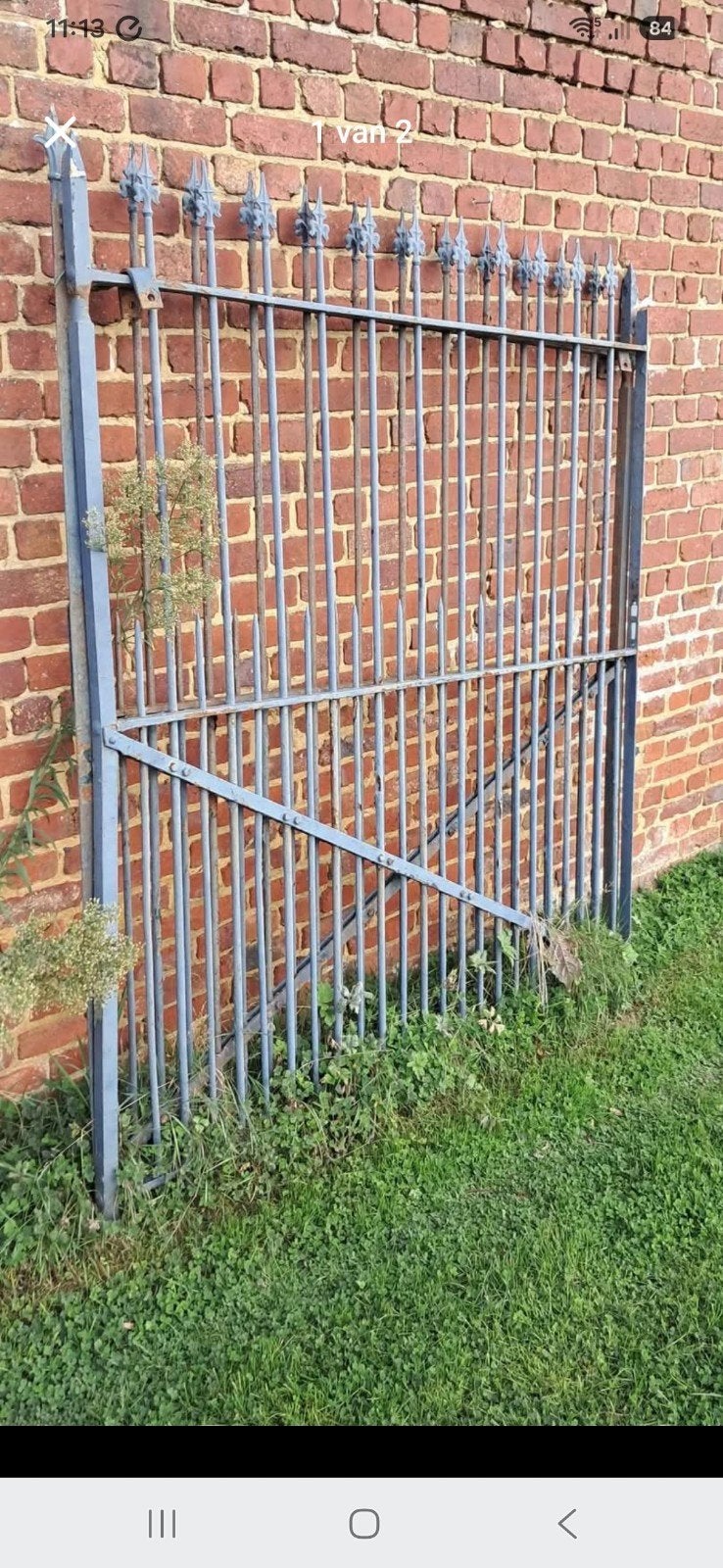Clôture de jardin à vendre, Enlèvement, Porte du jardin