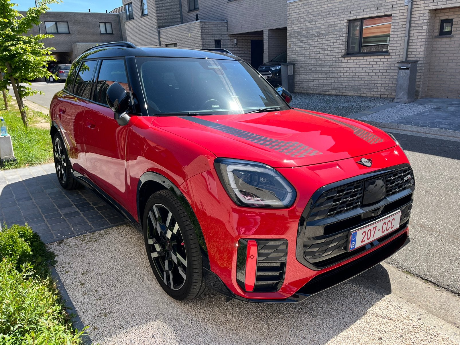 Mini Countryman C JCW kit pano schuifdak 360 cam pack L, Autos, Rouge, Achat, Countryman, Noir