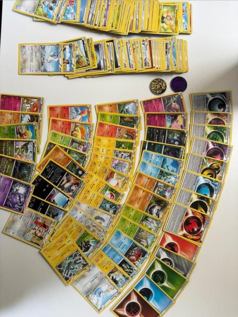 Lot de cartes Pokémon, Enlèvement
