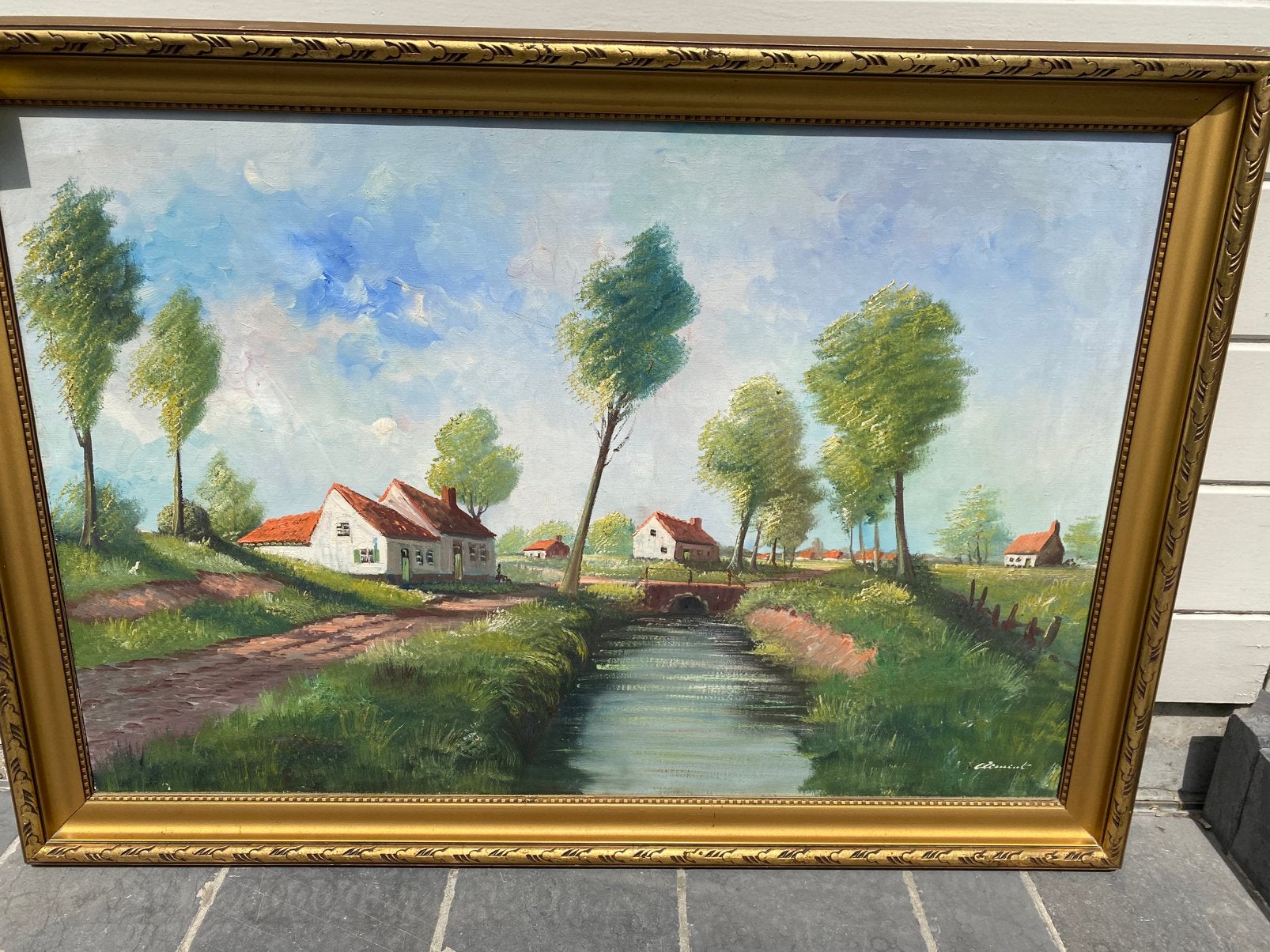 Schilderij Clement, Antiek en Kunst, Ophalen