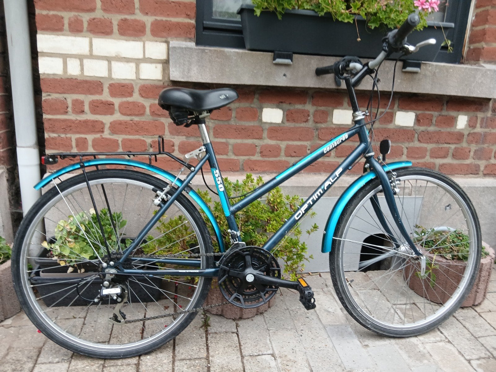 vélo dame, Ophalen