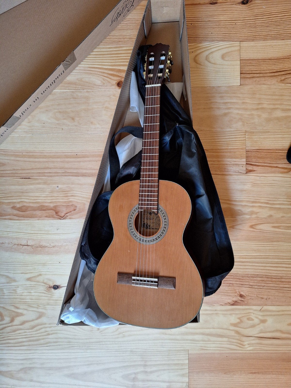 Guitare enfants Salvador Cortez CC-06-JR 3/4, Musique & Instruments, Enlèvement, Utilisé