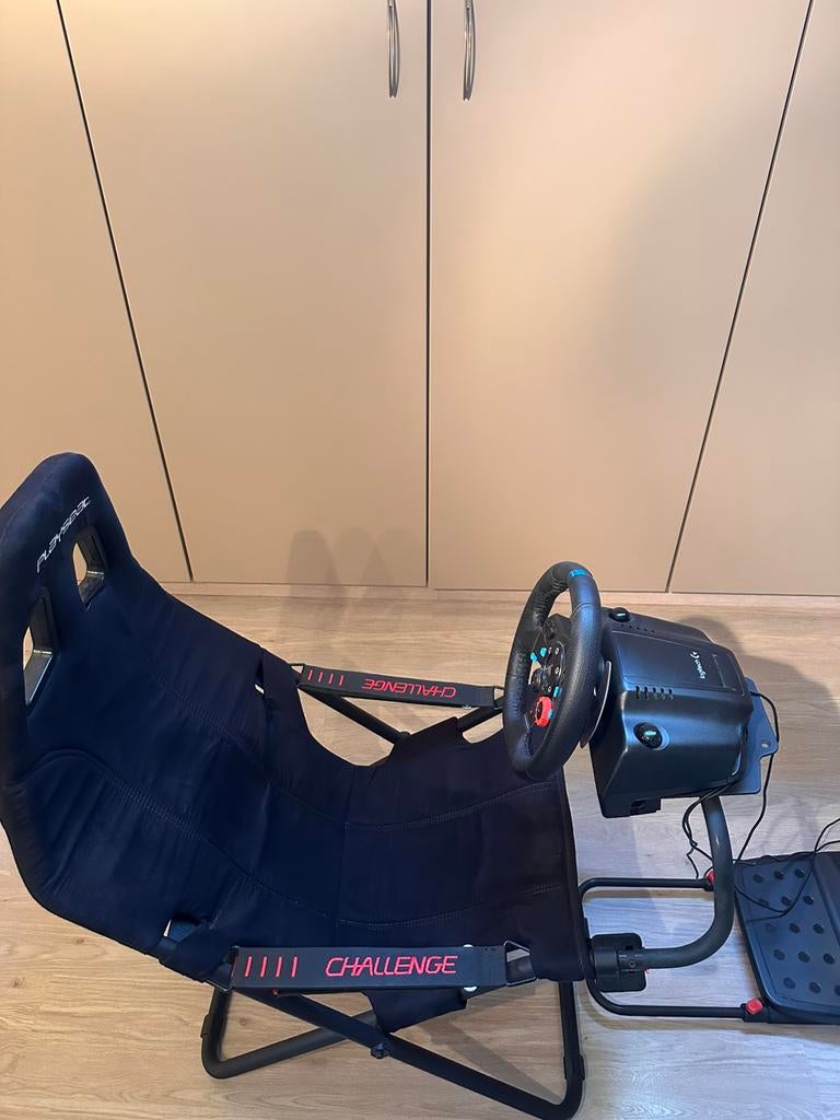 Logitech G29 racestuur + Playseat Challenge racestoel, Games en Spelcomputers, Spelcomputers | Sony Consoles | Accessoires, Ophalen
