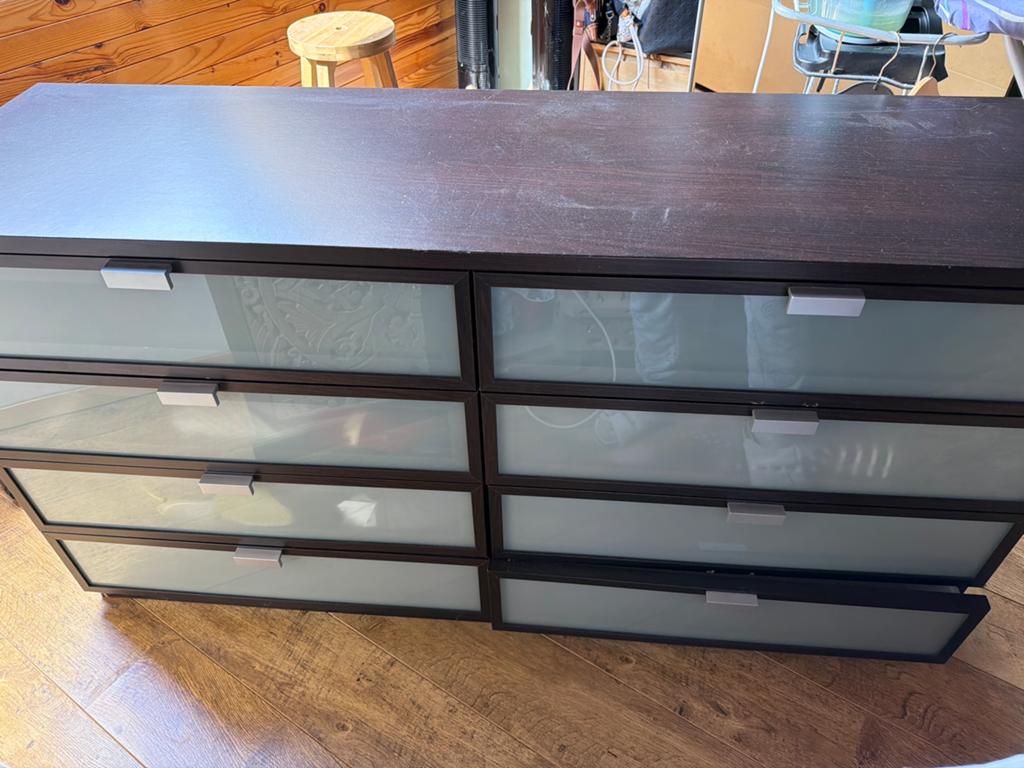 Commode Brimmes ikea, Maison & Meubles, 25 à 50 cm, 5 tiroirs ou plus, 150 à 200 cm, Enlèvement