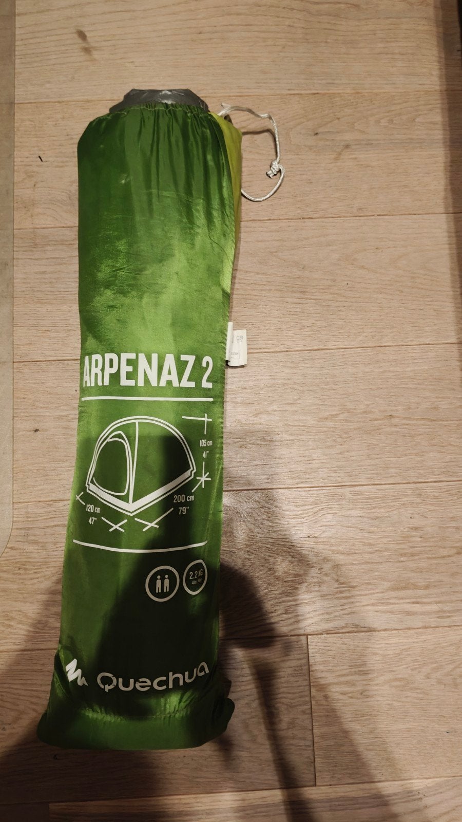 2x Quechua Arpenaz 2 Kampeertent (Groen & Blauw) – Zgan!, Caravanes & Camping, Tentes, Enlèvement, Comme neuf