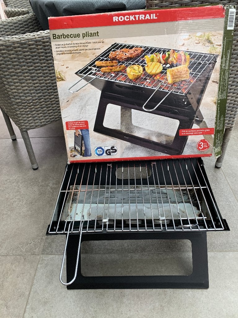 draagbare barbecue - als nieuw !, Ophalen, Zo goed als nieuw