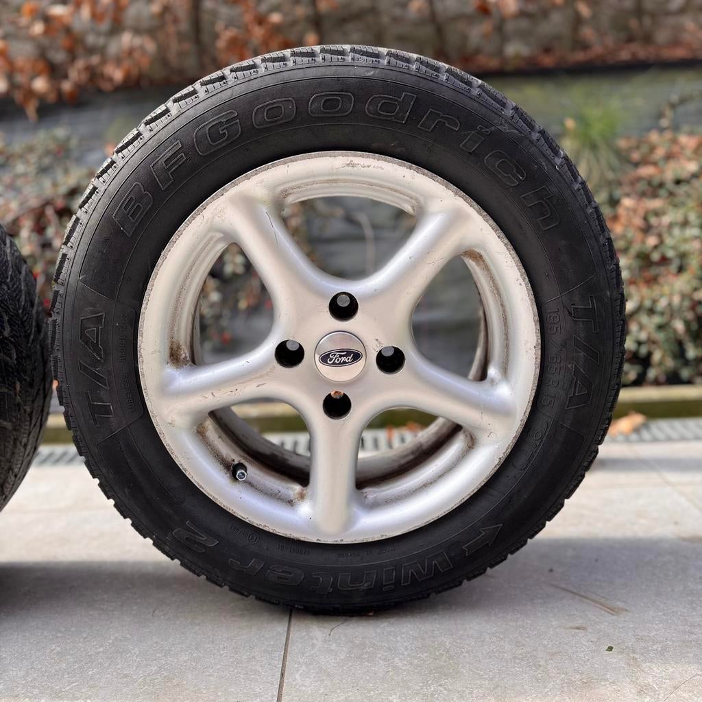 Jantes Ford - 4X108, Autos : Pièces & Accessoires, 15 pouces, Pneus été, Pneu(s), Enlèvement