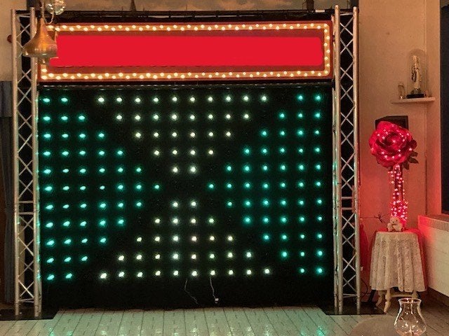 Animatie led doek, Ophalen, Zo goed als nieuw
