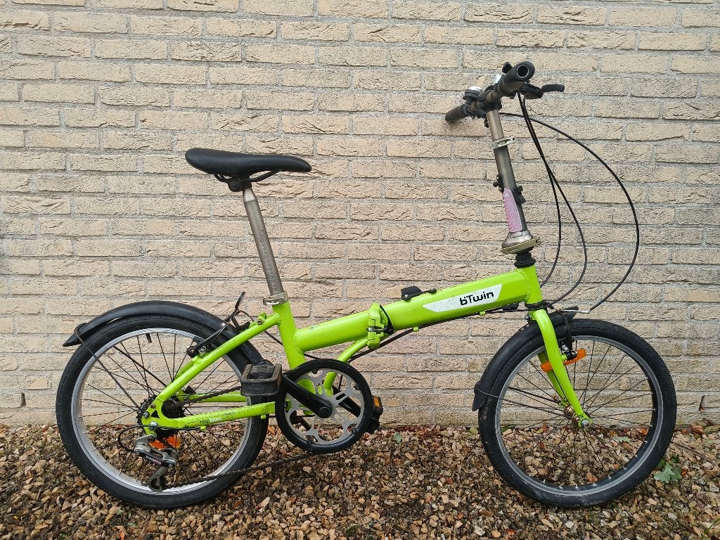 Btwin hoptown plooifiets met versnellingen, Ophalen, Gebruikt, Versnellingen
