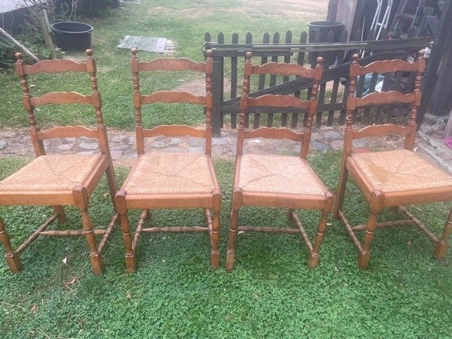 eetkamerstoelen, Ophalen, Gebruikt, Bruin, Vier