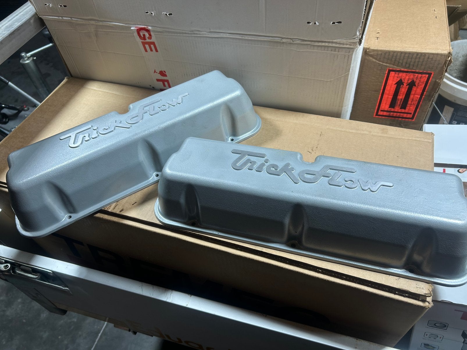 Ford 289 302 351 SBF kleppendeksels valve covers trick flow, Auto-onderdelen, Ophalen of Verzenden, Ford