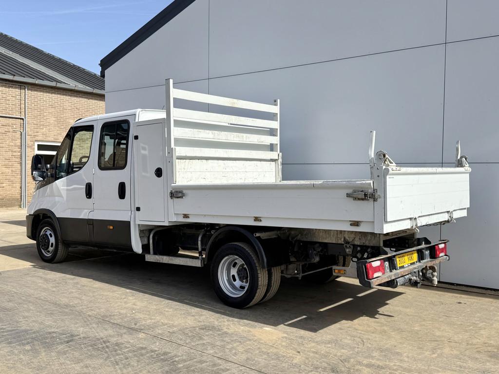 Iveco Daily 35C14 2.3 Kipper Dubbele Cabine Dubbellucht 3,5t, Auto's, 4 deurs, Gebruikt, Zwart, Iveco