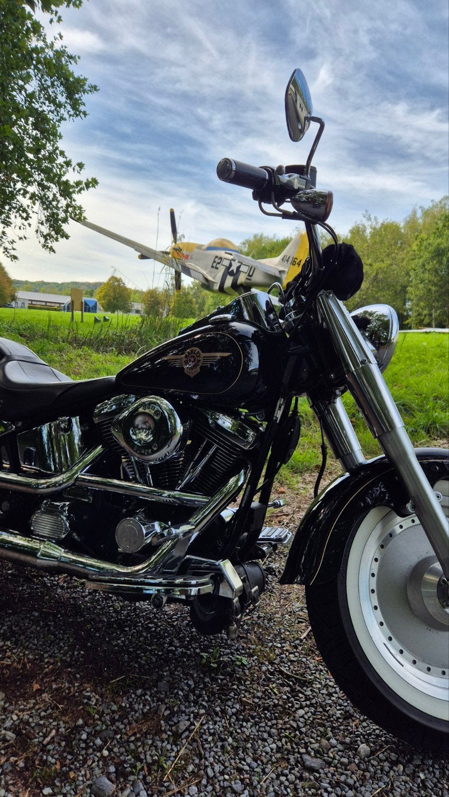 Harley Evo Softail Fatboy uit het jaar 1998, 2 cilinders, Occasion, 1340 cc, Particulier