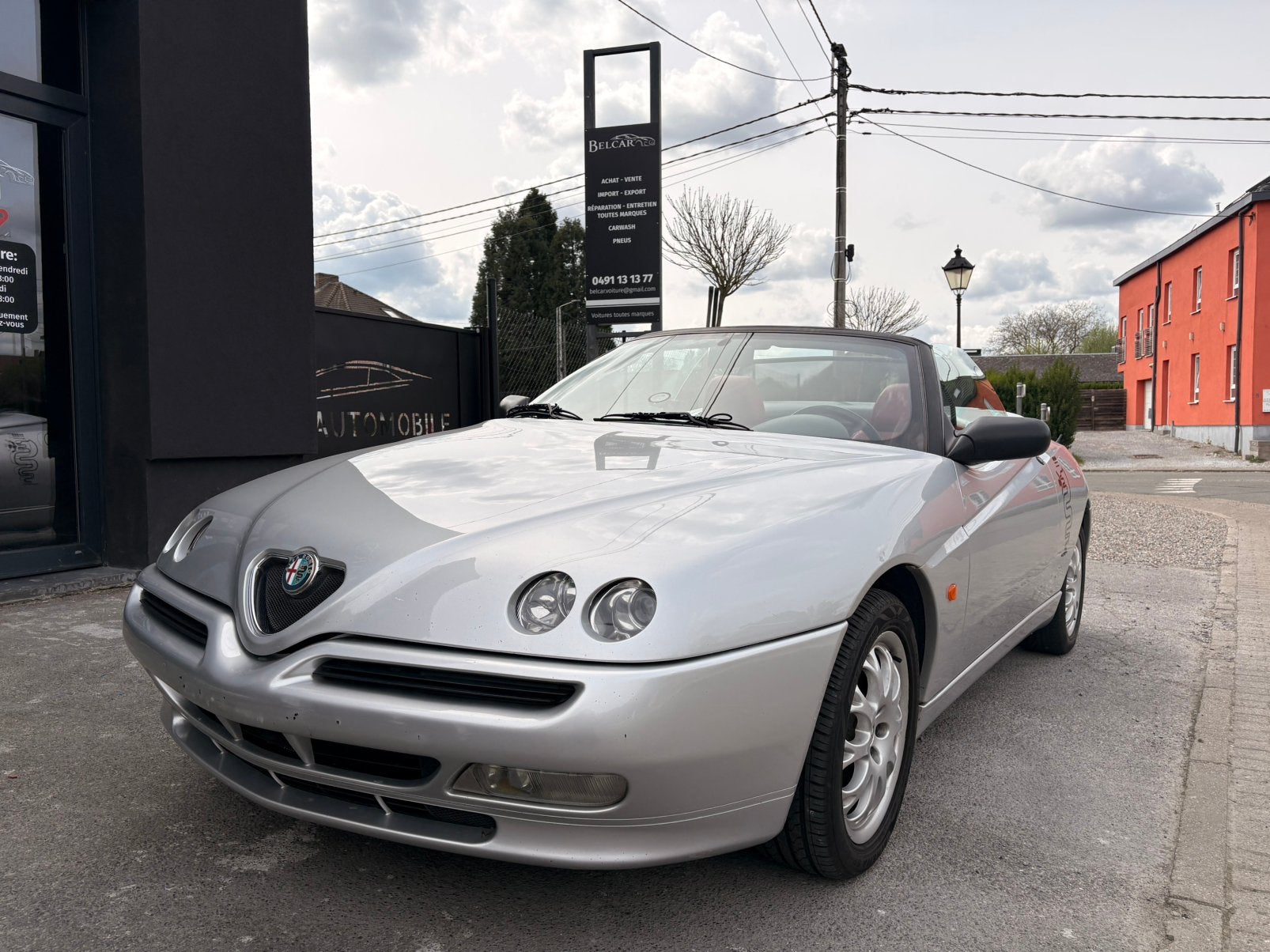 Alfa romeo spider 2.0 cuir 3cles airco bon etat, Cuir, Argent ou Gris, Achat, Cabriolet