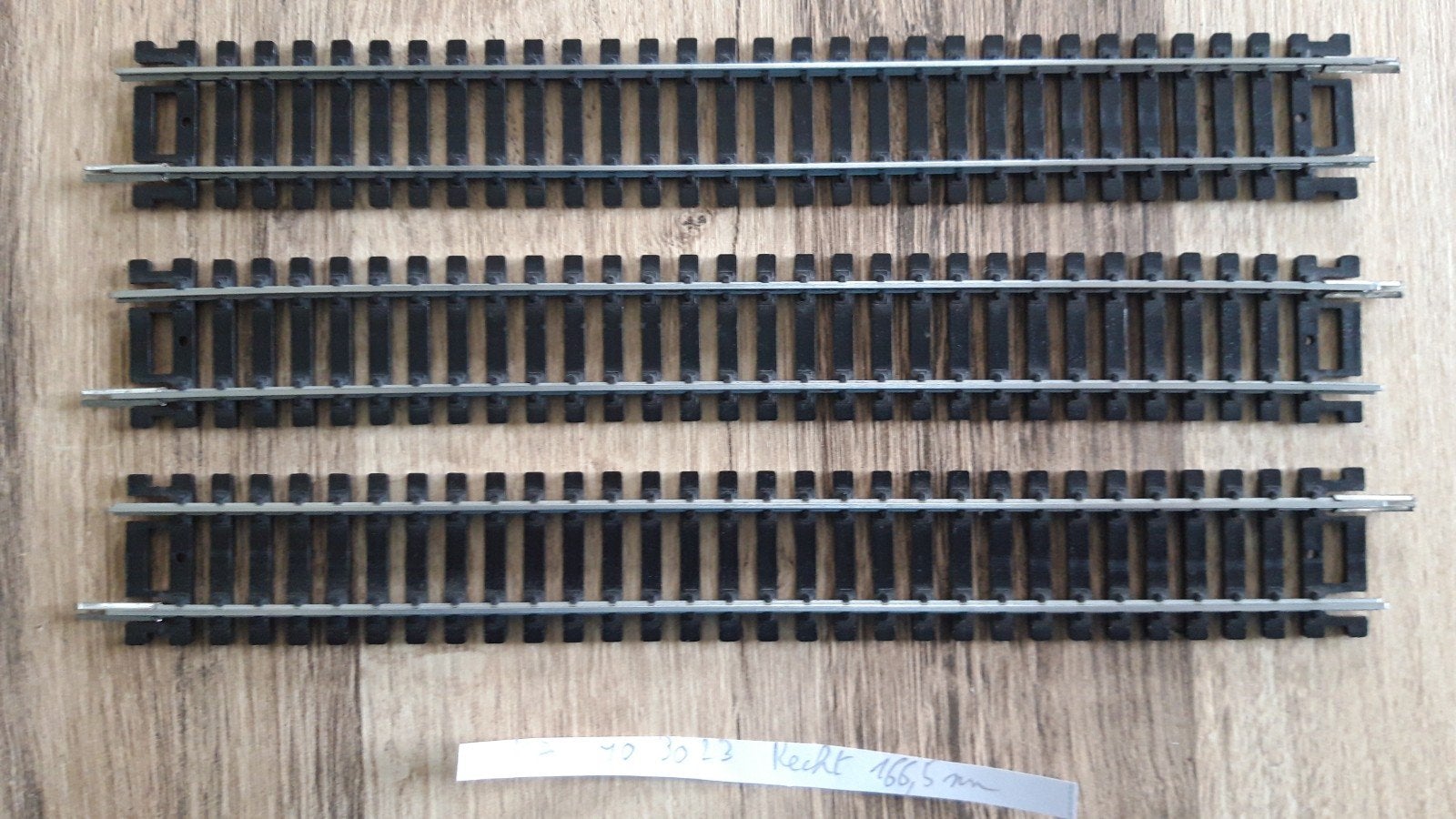 Lima 40 403023 rechte rails 166,5 mm, Ophalen of Verzenden, Rails, Lima