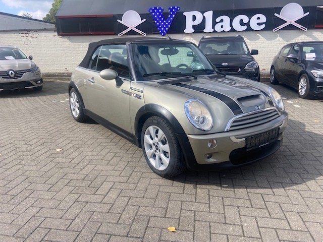Mini Cooper S Cabrio Side Walk! Airco Leer PDC Cruise ALU!, Auto's, 4 cilinders, Cabriolet, 1600 cc, Beige