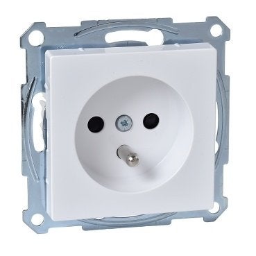Stopcontacten Schneider  18 stuks met afdekplaten, Ophalen of Verzenden, Nieuw, Schneider Electric, Stopcontact