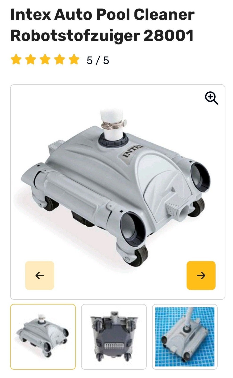 Zwembadstofzuiger en skimmer Intex te koop, Ophalen, Skimmer