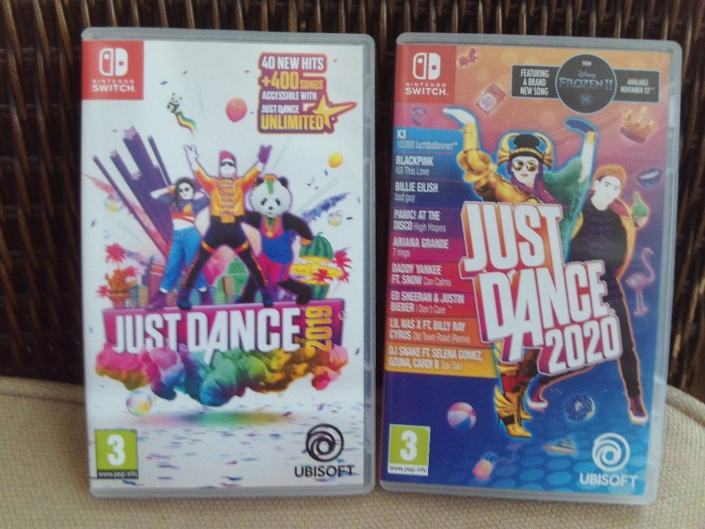 2 x NINTENDO SWITCH « JUST DANCE 2020 ET 2019 », Consoles de jeu & Jeux vidéo, Enlèvement ou Envoi, Comme neuf, Musique, À partir de 3 ans